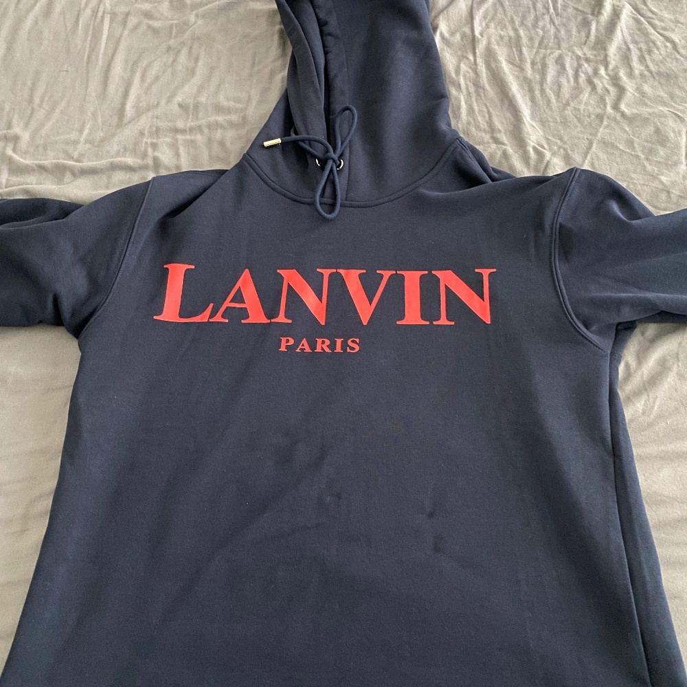 LANVIN PARIS HOODIE SZ M